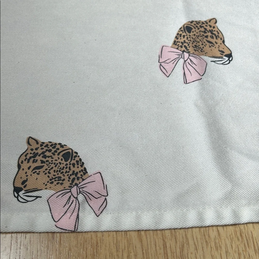 Kate Spade Leopard Head Toss Shower Curtain